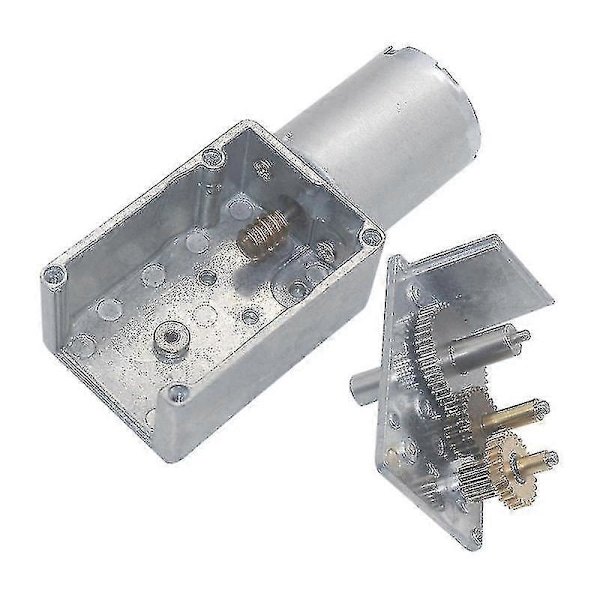 6V/12V/24V Korkean Vääntömomentin Moottori Mini Metallinen Ruuvipyörämoottori Kaksiakselinen JGY370 rpm 30 6V