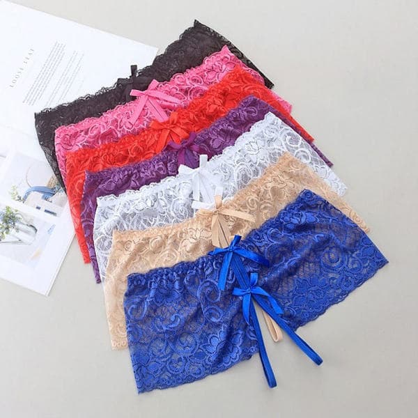 Blonde trusser G-streng Strings BLÅ&ROSE RØD - spot salg Blå&Rose Rød Blue&Rose Red