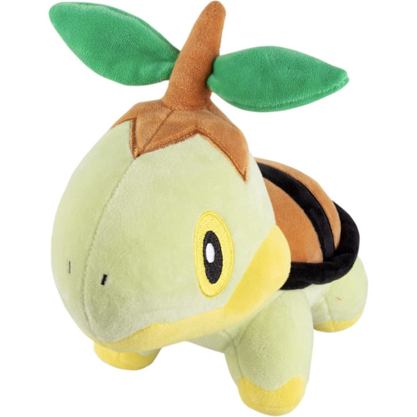 Jazwares Pokémon Turtwig 8\" Plyschdjur - Officiellt Licensierat - Perfekt Present till Barn