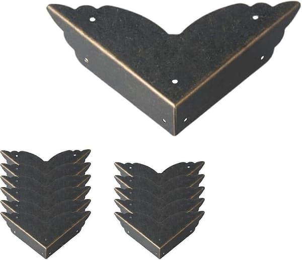 12-pack Vintage Metallhörnskydd