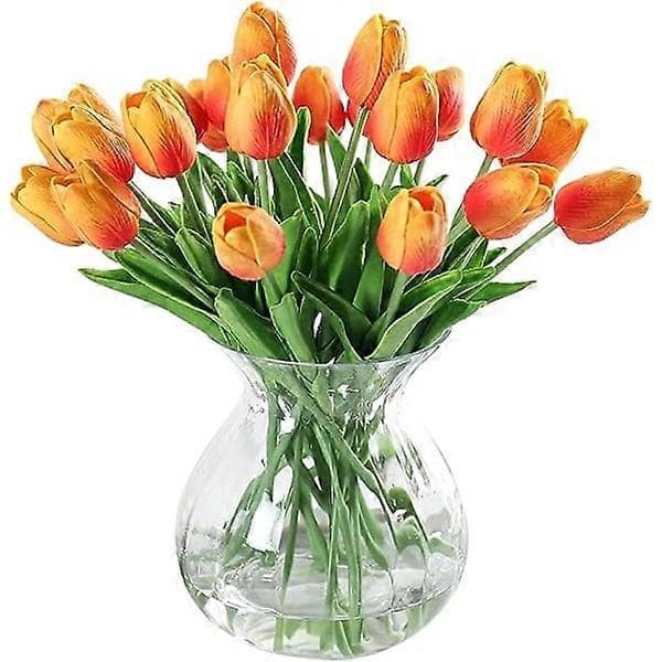 20 stk. Kunstige tulipanblomster Falske tulipaner Bryllupsbuket
