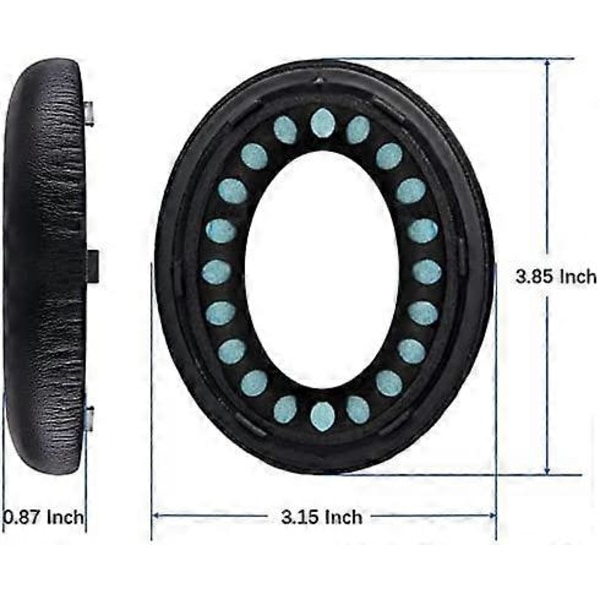 Premium Erstatningsøreputer for Bose 700 Oppgradert Hodetelefon Black