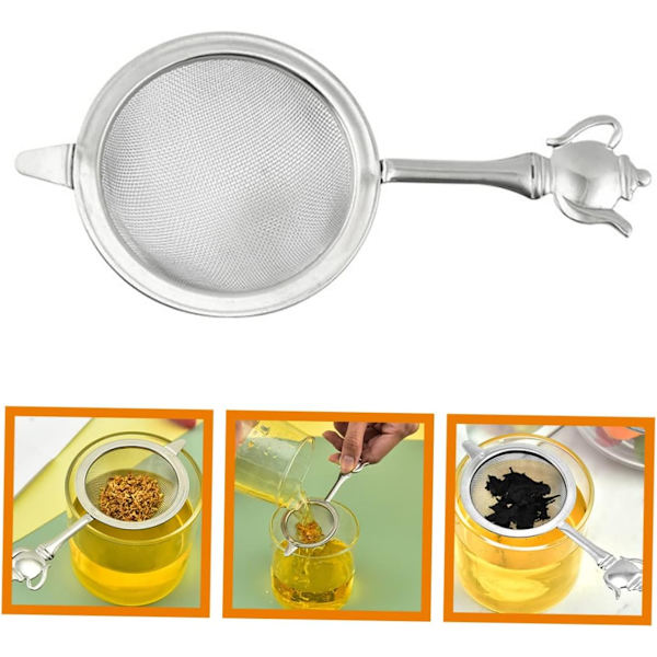 Te-si Rustfrit Stål Te-si Matcha-si Metal Si Løse Te-blade Te-infuser Mini