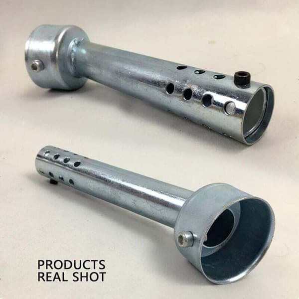 Universal Motorcykel Udstødning Lyddæmper 48mm Justerbar DB Modificeret Lyddæmper Rund Mund Kerne Tuning Rør Lyd Dræber