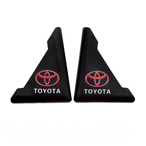 Veeki Dörrskydd för Bilens Framdörr - [toyota] Svart Snap-on (två-pack)