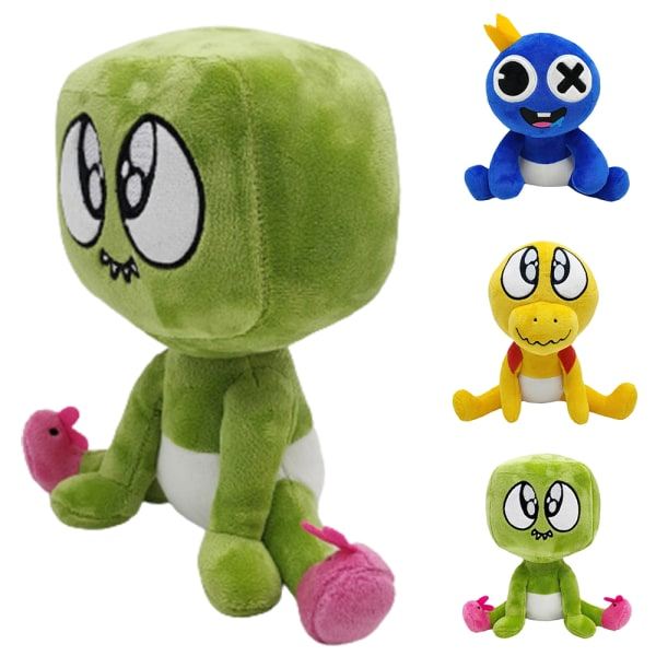 Roblox Rainbow Friends Dörrar Figurer Plysch Leksak Fylld Dock Barn