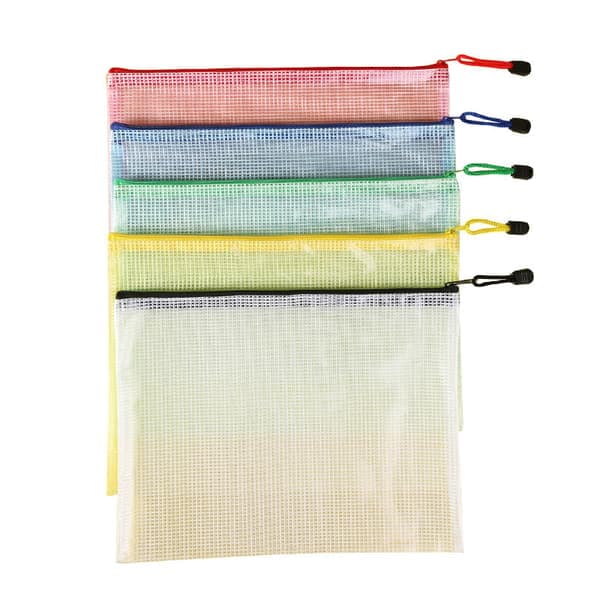 21-pack Zip-påsar (4 storlekar) för att organisera skol- och kontorsmaterial blue A3