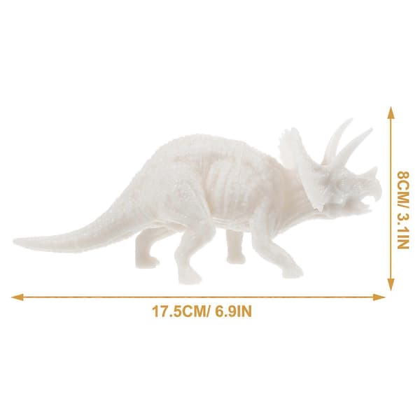 4 stk. dinosaurmalingssett, dinosaurmalingsmodeller, dinosaurtegneleker, DIY-tilbehør
