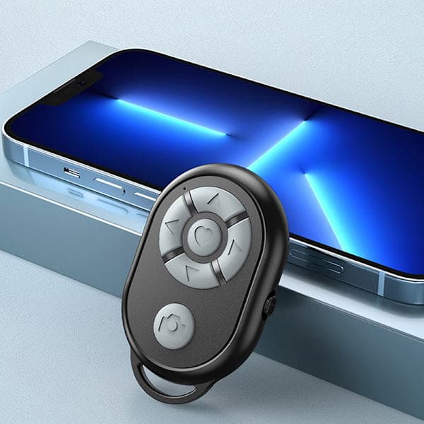 Bluetooth fjernbetjening til videokamera til mobiltelefon white