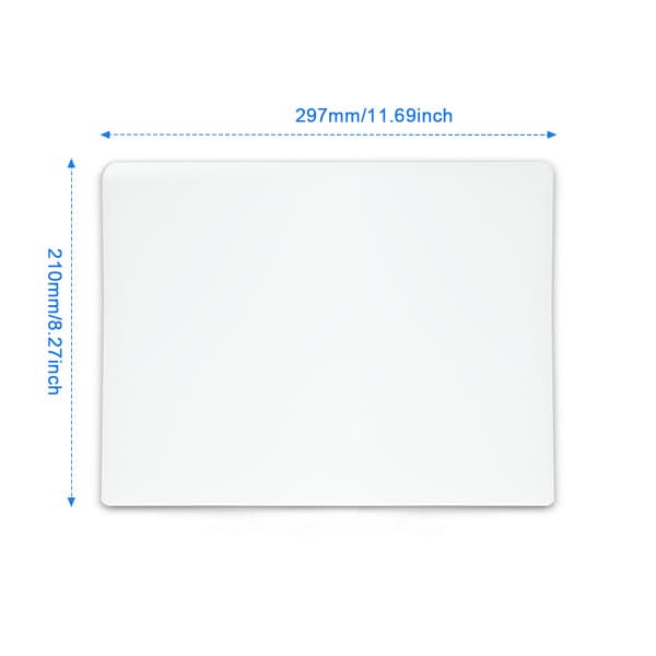 Magnetisk whiteboard för kylskåp Vit A4