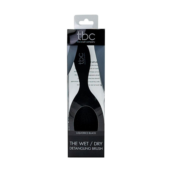 TBC® The Wet & Dry Brush hårbørste - Sort