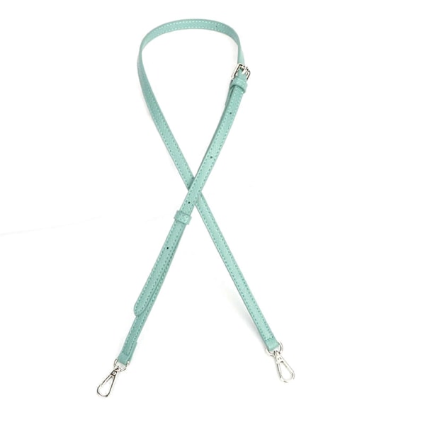 Skulderrem PU Læder Taskerem Håndtaske Udskiftningsrem Udskiftningsbælte til Dumplings Taske Crossbody Taske sø blå lake blue
