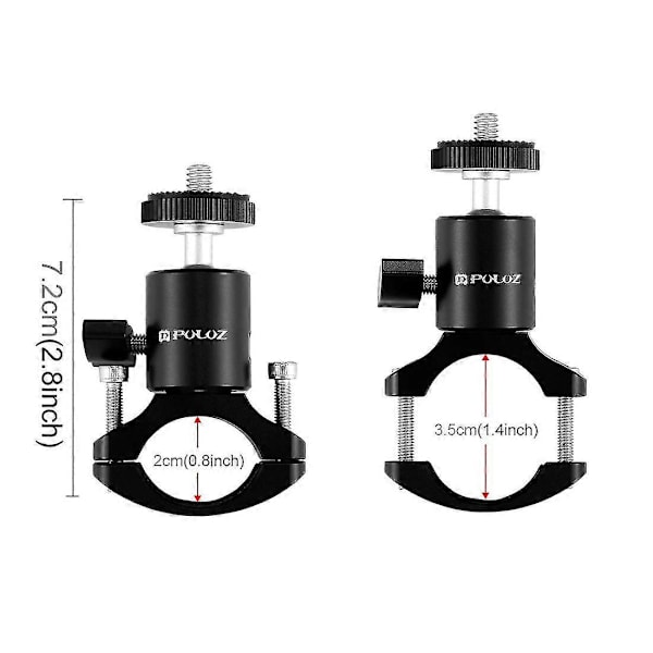 Aluminium Styr Tripod Kuglehoved Adapter Mount Til Gopro