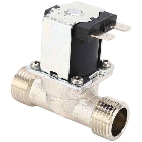 Magnetventil, DC 12V G1/2\" NC Plast Vatteninlopp Magnetventil 0.02-0.8 MPa Normalt Stängd Elektrisk Magnetventil