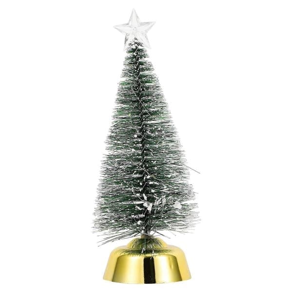 Opplyst tredekor Lysende juletrepynt Julefest Plast 10x10x25cm