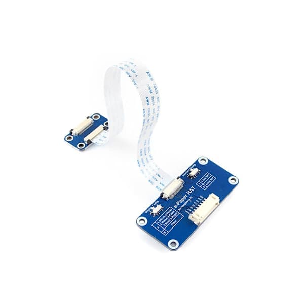 Waveshare blekkskjermdriverkort støtter SPI-grensesnitt for Raspberry Pi 3. generasjon B/Zero