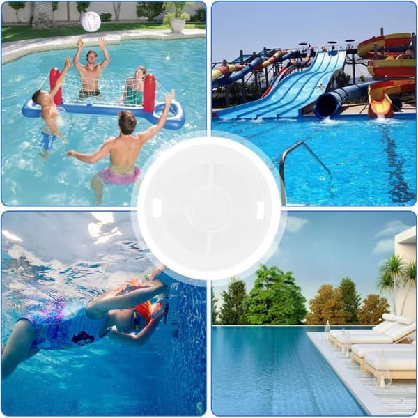 Bassengskimmerdeksel, praktisk og pålitelig plastdeksel for ruskbeholder med 23 cm diameter