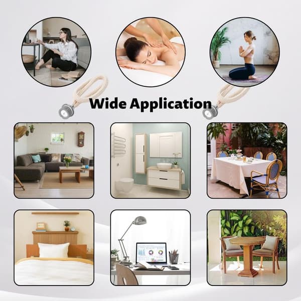 Sæt med 2 væger til Berger-lamper. Til olielamper. Luftkontrol. Katalytisk brænder. Tilbehør til forbedring af omgivende luft. Aromaterapi.