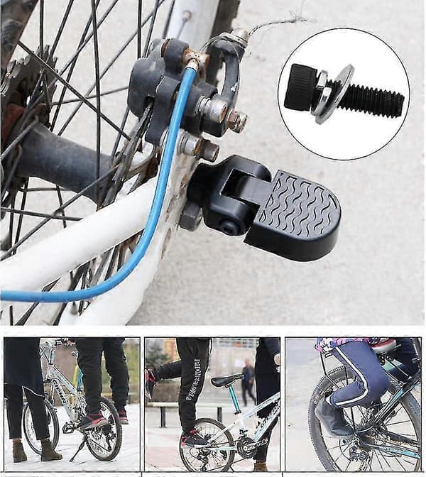 1 par cykel bagpedaler, MTB foldbare fodstøtter, cykeltilbehør