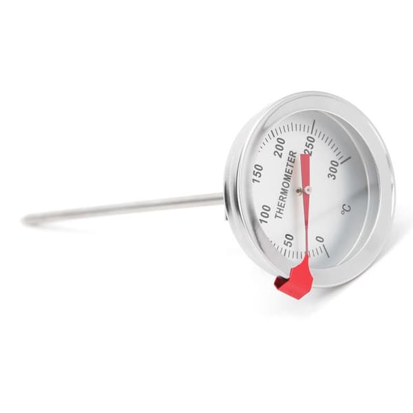 Stegetermometer i rustfrit stål med 5 cm urskive til oliepande TTE35125