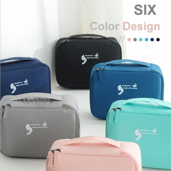 Makeuptaske Toilettaske MINTGRØN - på lager Mintgrøn Mint Green