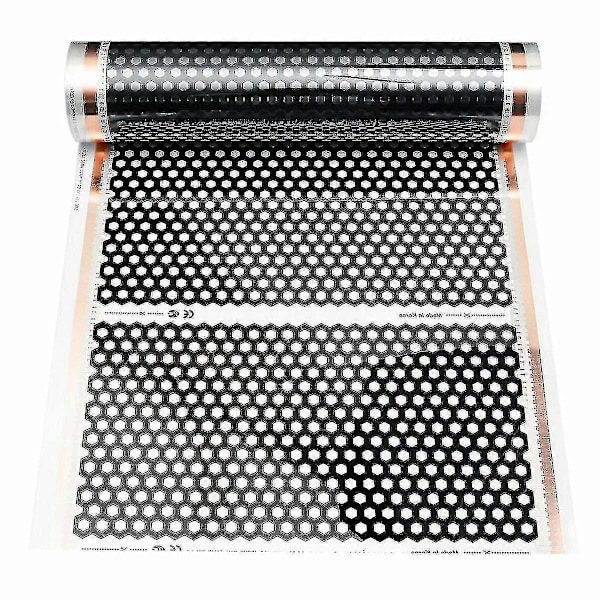 Golvvärme 50cmx2m Honeycomb Värmare Elektrisk Infraröd Uppvärmd Golvfilm 220v Hy