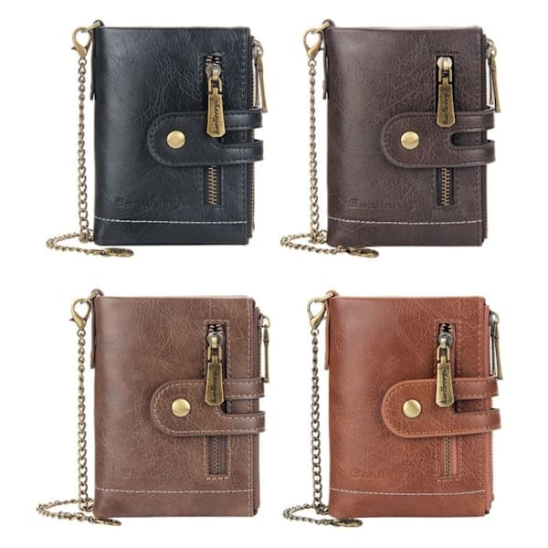 Herre lommebøker 11 kortholdere BRUN - spot salg brun brown