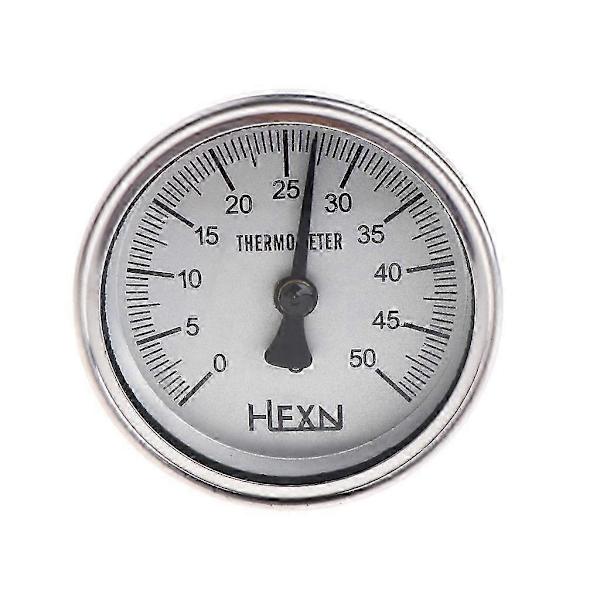 Bi-Metall Process Termometer Rostfritt Stål 1/4PT Anslutning 50-300 100 degree