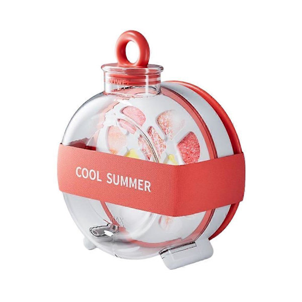 My Crush Cup Ice 2 i 1 Cool Summer Ice Bottle Cup, Bärbar isbitsformkopp Red