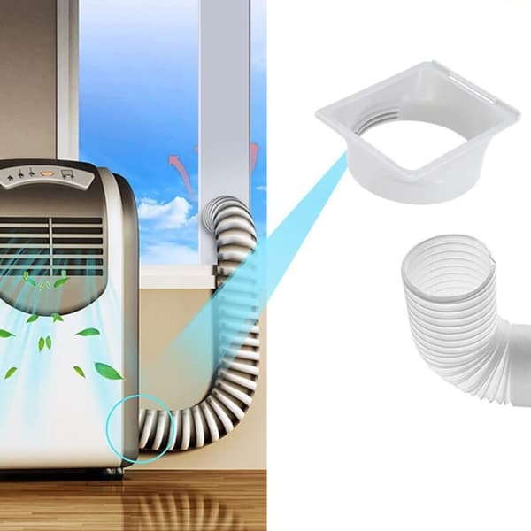 Universal bærbar aircondition udstødningsslangekobling - Airconditiontilbehør - Forlængerrørstik - Rørstik - Mobil luft