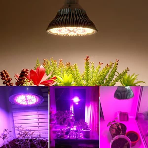 300W LED Växtlampa E27 Fullspektrum för Växthus, Växter, Blommor och Hydroponik
