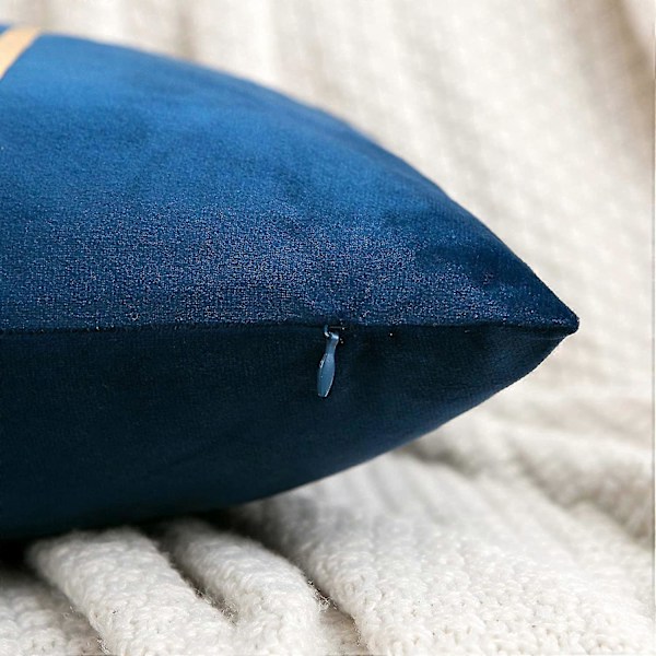 Laivastonsininen tyynynpäällinen X