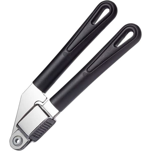 Hvitløkspresse - 1 Enhet - Stål/Plast - Avtakbar rist - Hverdagsmatlaging - Svart 19,7 cm
