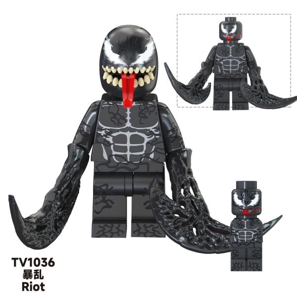 TV6205 Science Fiction-serien Superhjälte Wolverine Riot Conqueror Deadpool byggsten leksaksfigur