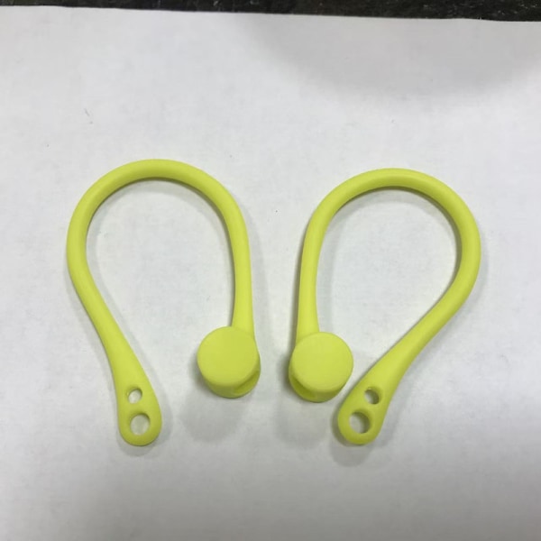 AirPods Hooks Ørehager Silikon Ørehager Yellow