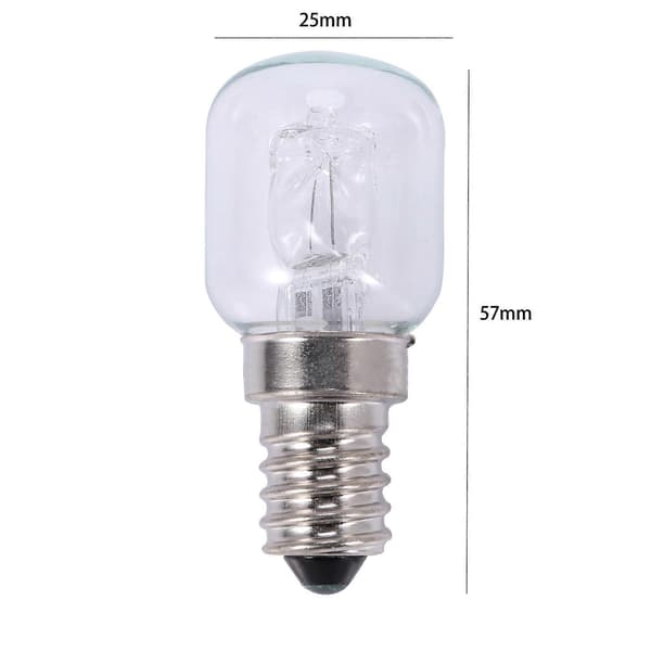 8X E14 højtemperaturlampe 500 grader 25W halogenbobleovnslampe E14 250V 25W kvartslampe