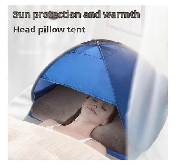 Uveego Mini Hode Solskjerm Telt, Pop-up Strandskjerm Solbeskyttelse Ansiktstelt Watermelon 80*50*55cm