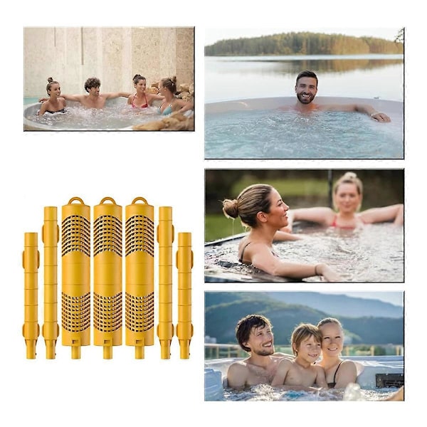 3-pak Spa Mineral Sticks, Mineralstavsindsatser til Spabad Filter