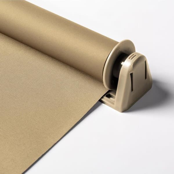Mørklægningsrullegardin - 1 Styk - Beige Polyester - Ingen Boring Nødvendig - Stue, Soveværelse, Badeværelse