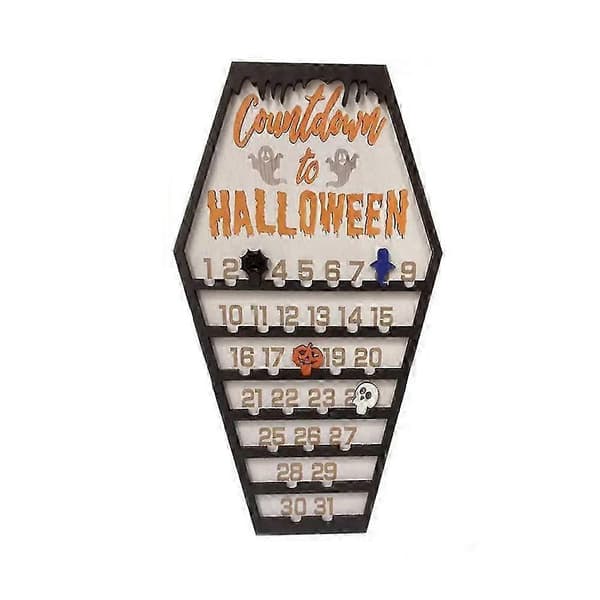 2025 Nedtelling Halloween Advent Kiste Kalender Tre Party Dekor