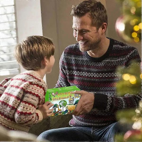 Julekalender Realistiske Dyrefigurer Leker 24 Dager Nedtelling til Jul Dyrefigurer Leker for Barn Gutter Jenter
