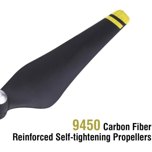 4 stk Propellerblade Carbonfiber Forstærkede Propeller til DJI Phantom 3 Drone Quadcopter Tilbehør (Gul Kant)