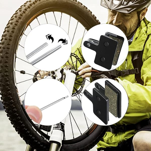 Sæt med 4 B01S Cykelbremseklodser, Bremseskiver, Højtydende Bremseklodser til Deore, TRP, Tektro