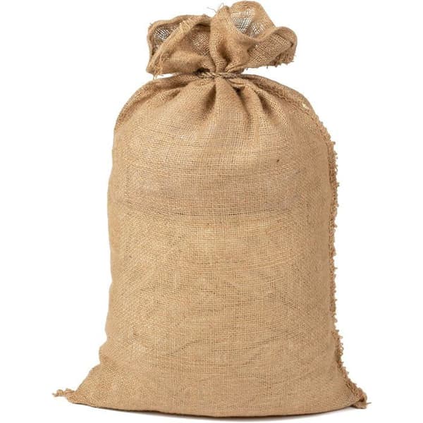 Jutesäckar - 3-pack - Naturlig canvas - 25 kg - För potatis och grönsaker - 51x81 cm