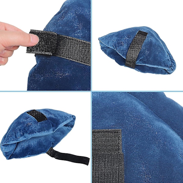 Hälkudde Sårskydd Hälkudde Fot Ankelstöd Stövlar Anti Sårkudde Mjuk Andningsbar Hältryckavlastande Kudde Benstöd Sårhöjare 1 Pcs