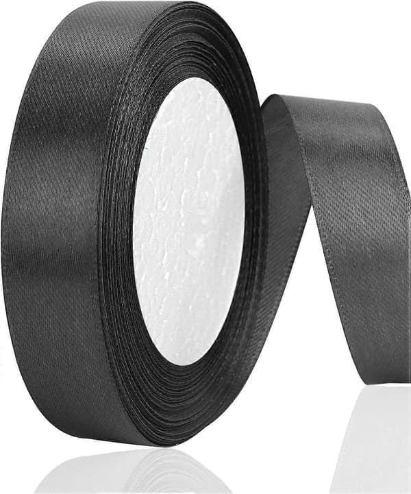 Bånd, dobbeltsidet polyester 20mm*2m black