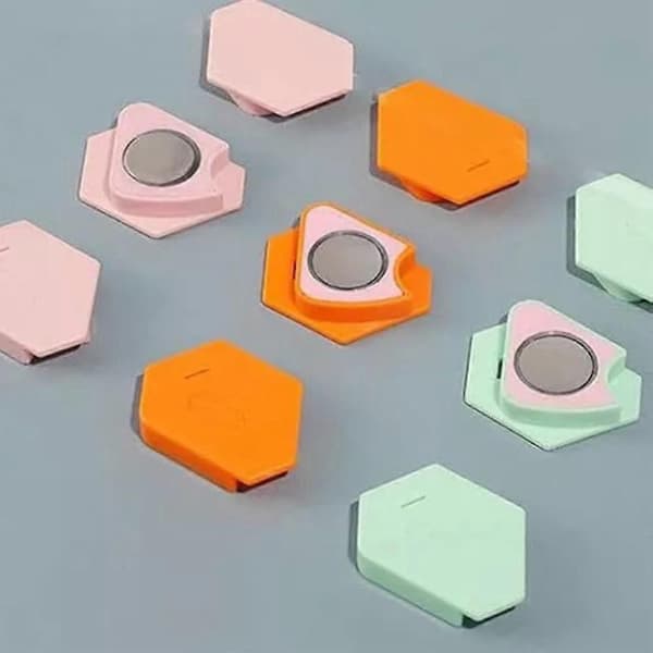Magnetisk sømguide til symaskine, polygonal stærk magnetisk måler 2025 Ny Pink