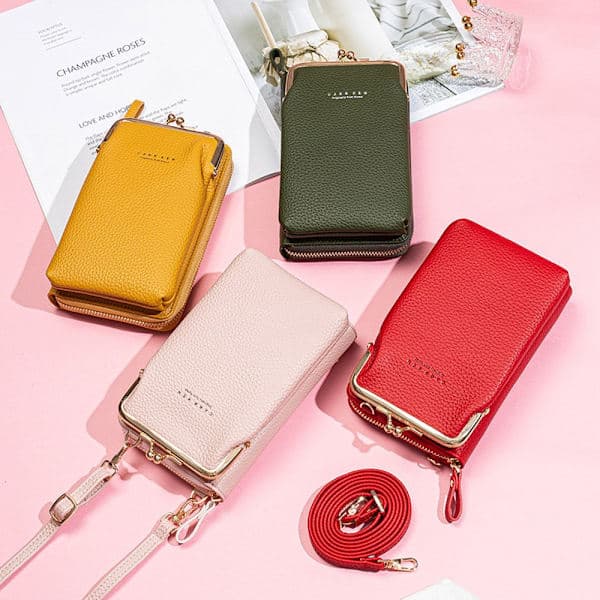 Dame Telefon Taske Crossbody Taske GRÅ - på lager grå grey