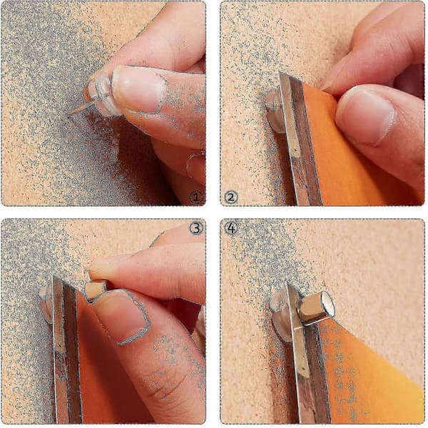 Magnetiska Pushpin Magnetacks Magnetiska Häftstift Affisch- och Fotohängare För Väggar Anslagstavlor (20)-Yvan 10