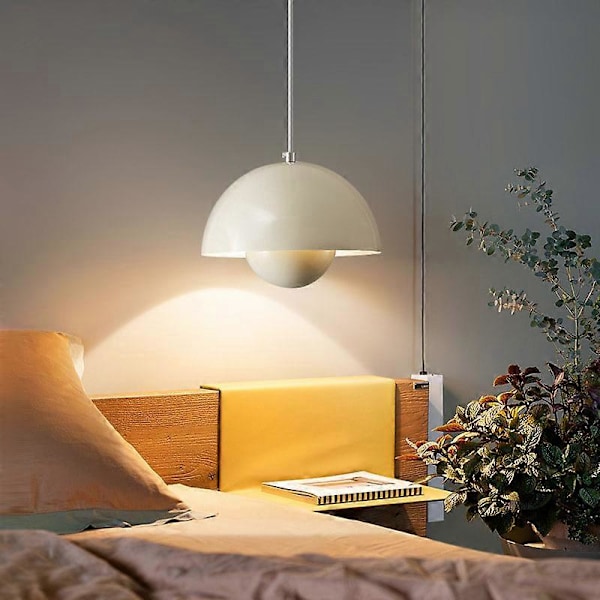 Modern Blomkruka Pendellampa Halvcirkelformad Restaurang Hängande Taklampa Inomhus Vardagsrum Bar Köksö Lampor Warm White 3000K Shiny Black